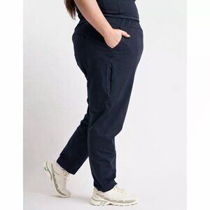 New Alder Apparel Pull On Open Air Pant Black Dark Gray Plus Size 5X Breathable
